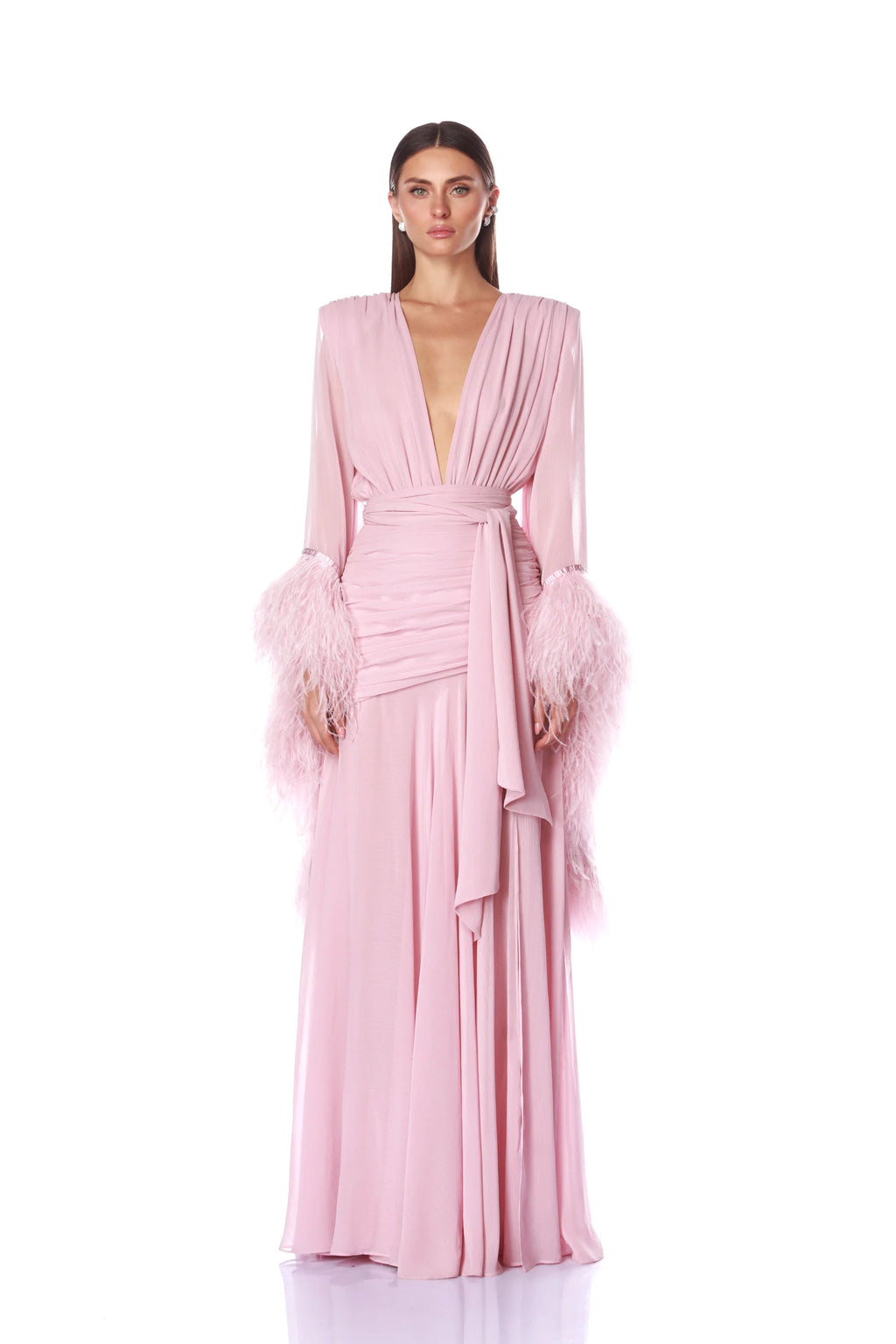 Geisha Maxi Dress - Pink