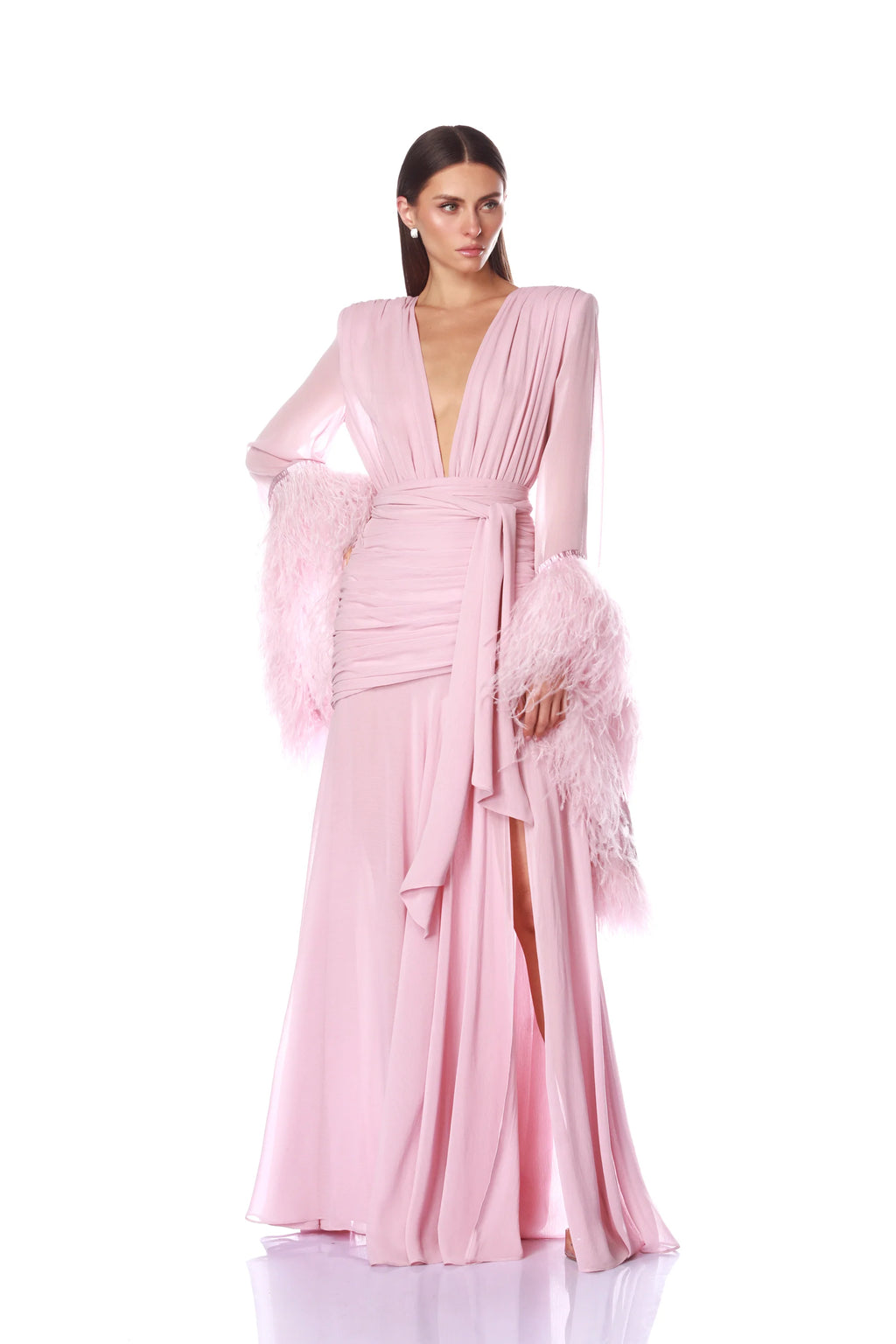 Geisha Maxi Dress - Pink