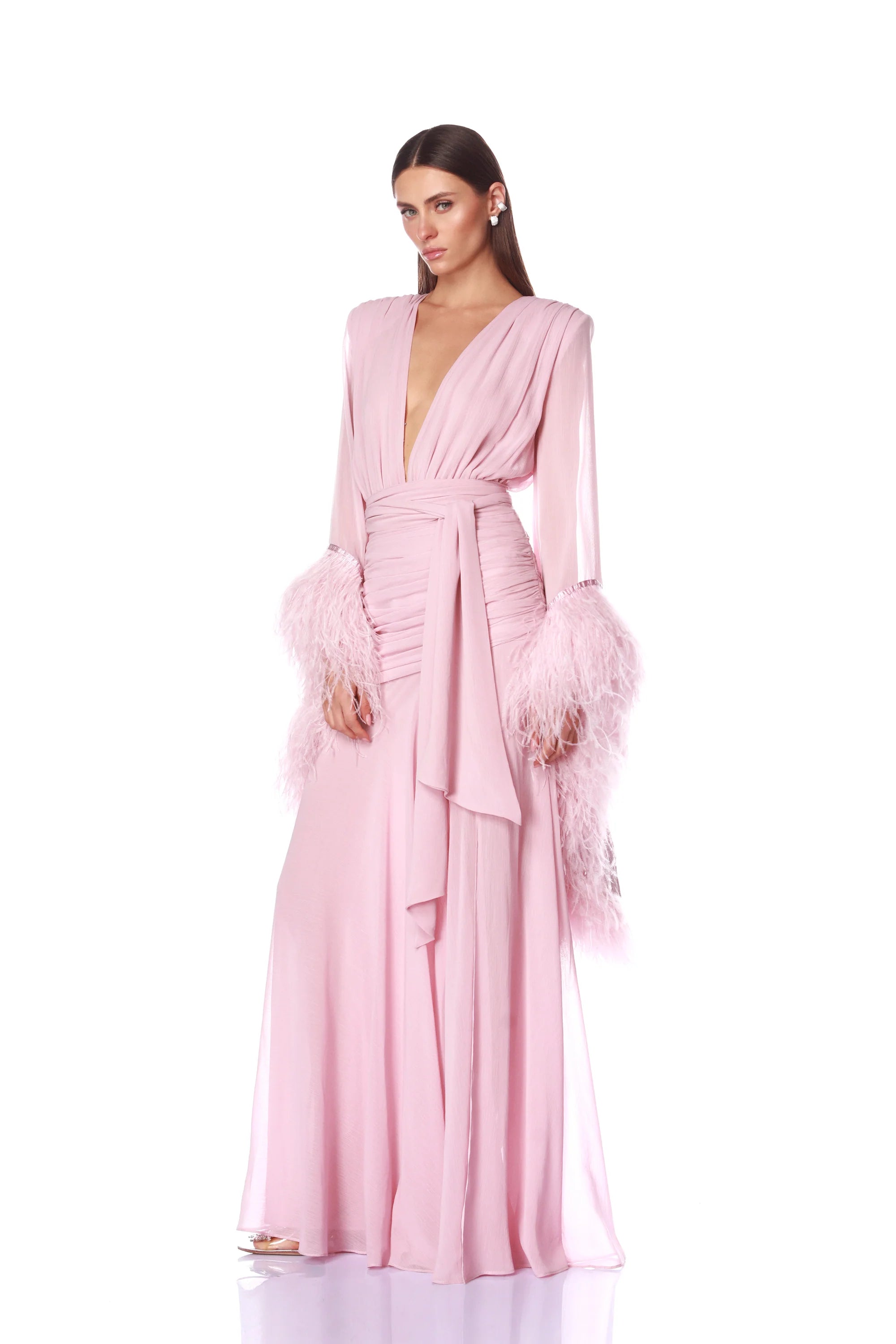 Geisha Maxi Dress - Pink