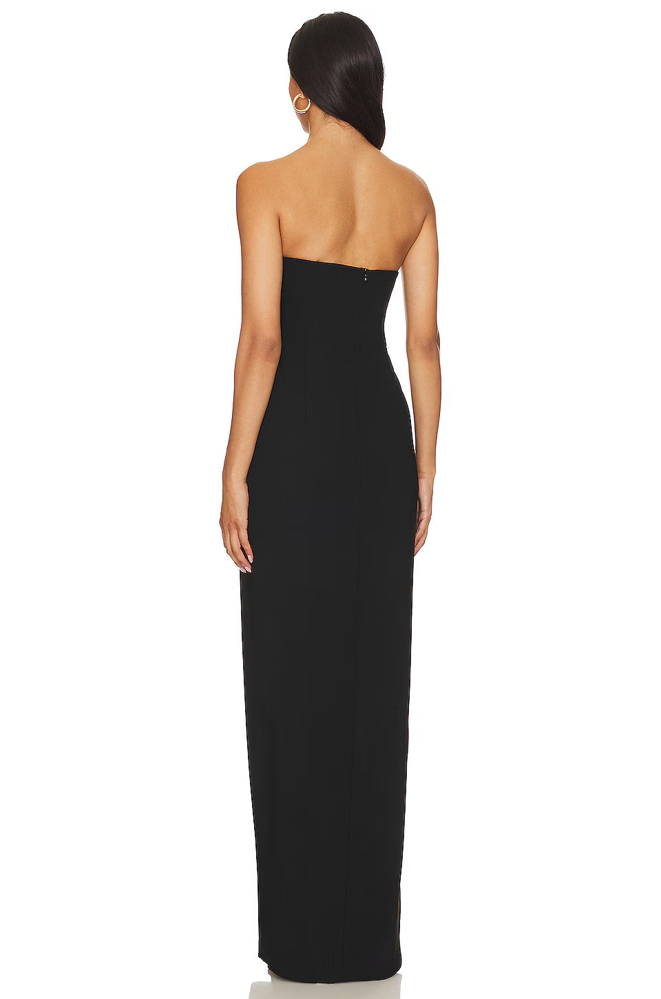 Strapless Puzzle Gown - Black