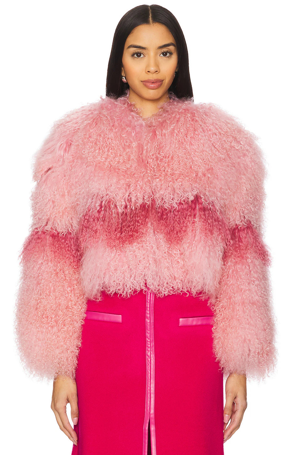 Georgina Jacket - Rosewater Flamingo