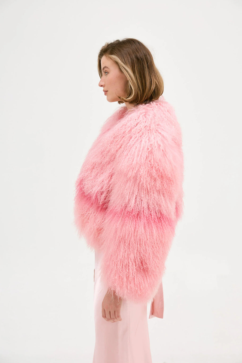 Georgina Jacket - Rosewater Flamingo
