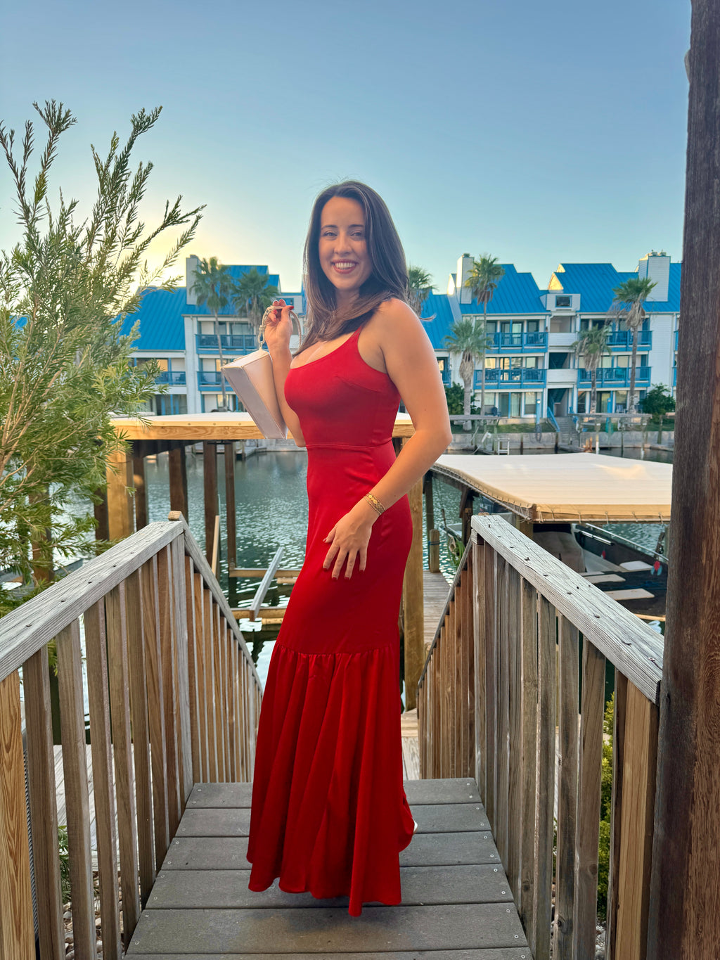 Nasha Satin Dress - Size 8