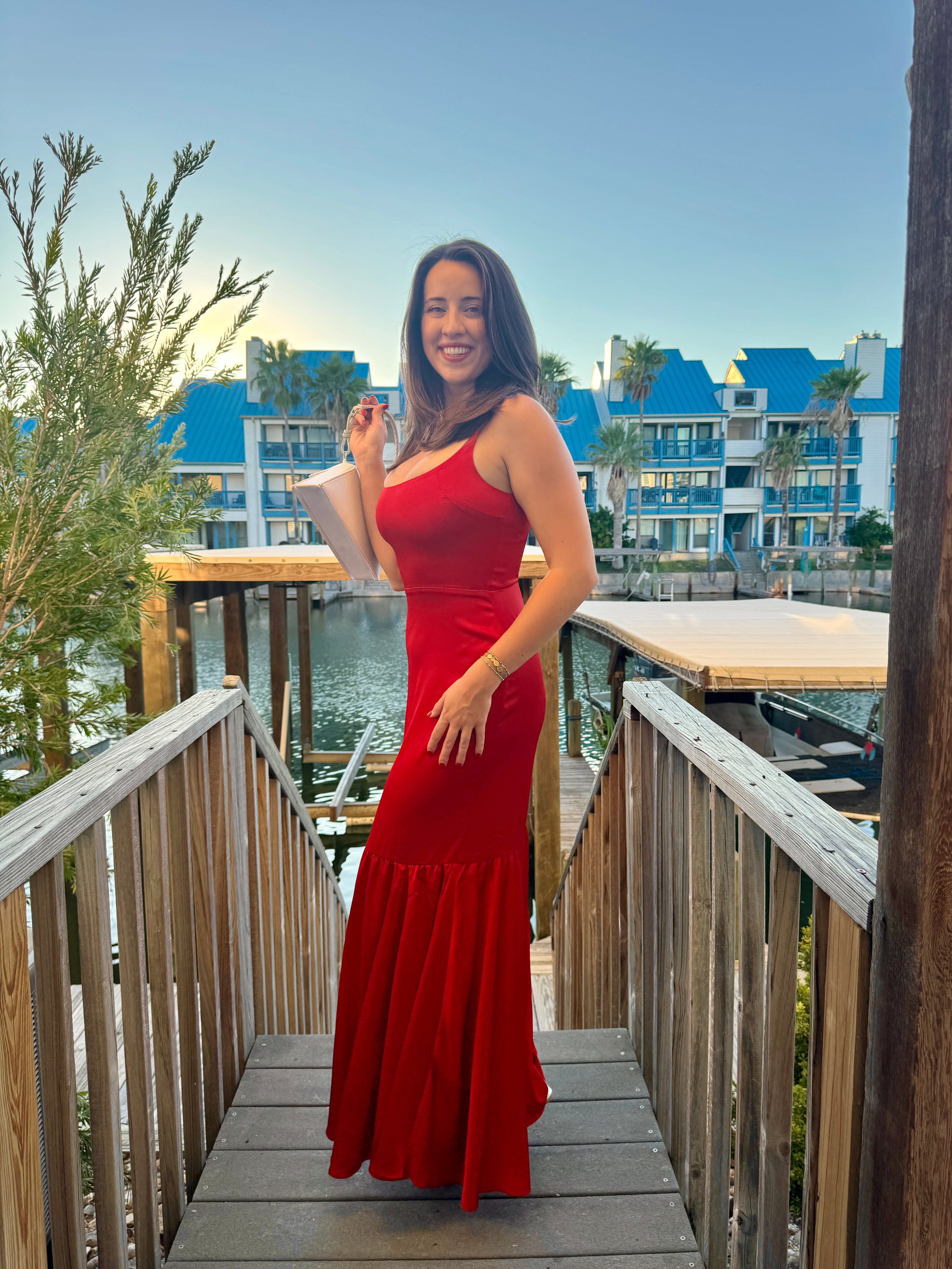 Nasha Satin Dress - Size 8