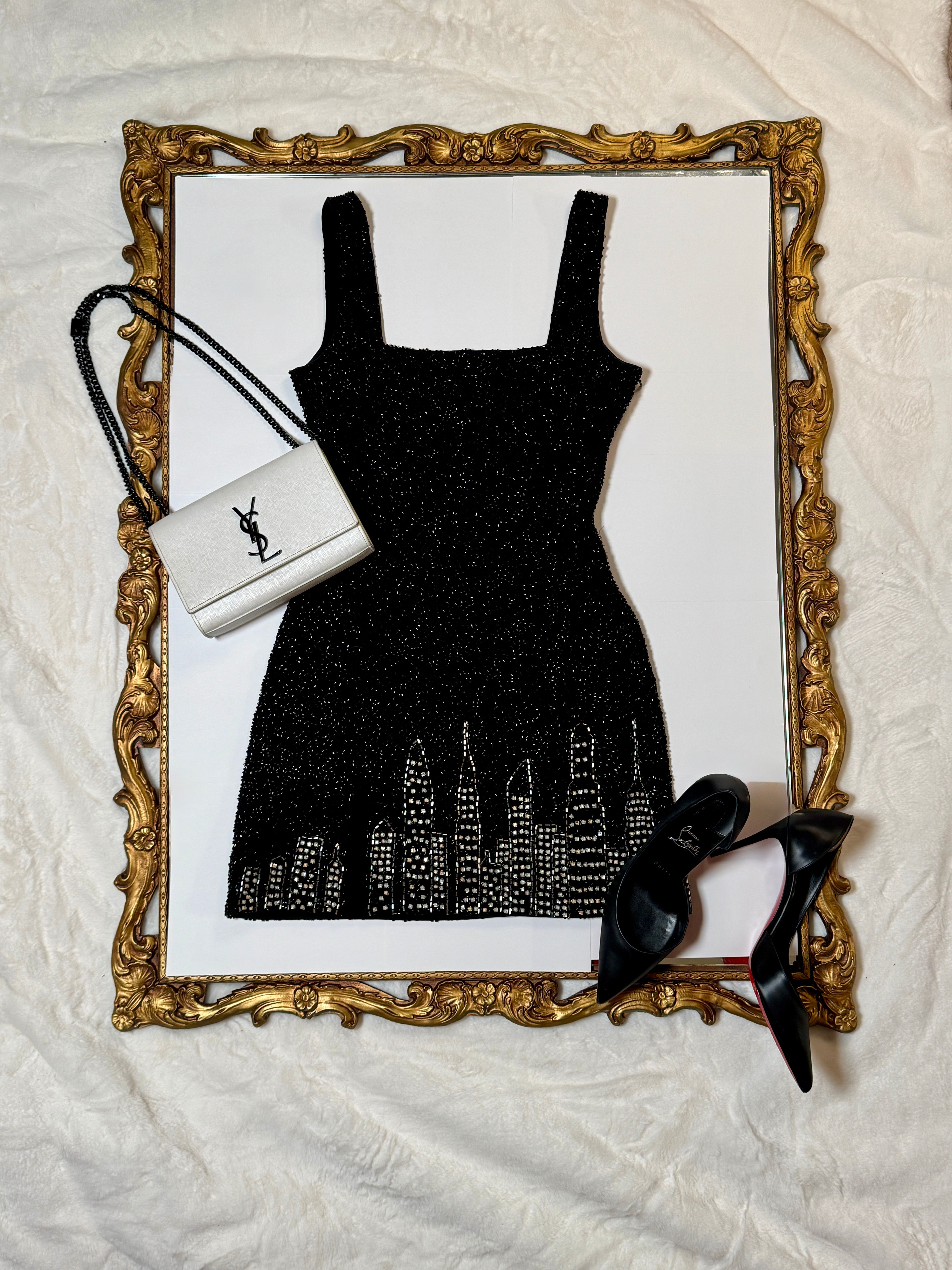 Le Sable Mini Dress - NYC Skyline