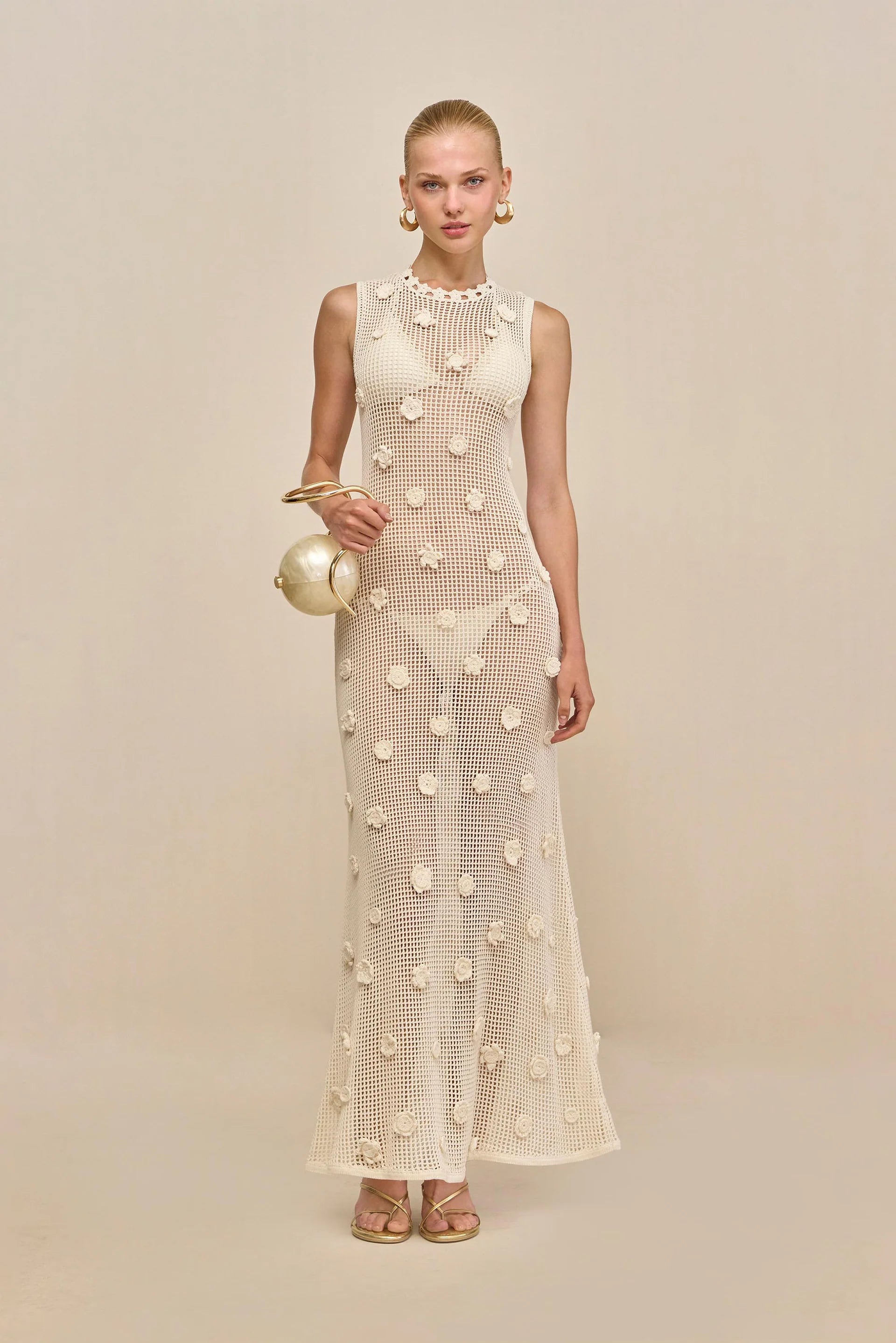 Pearl Top Handle Bag