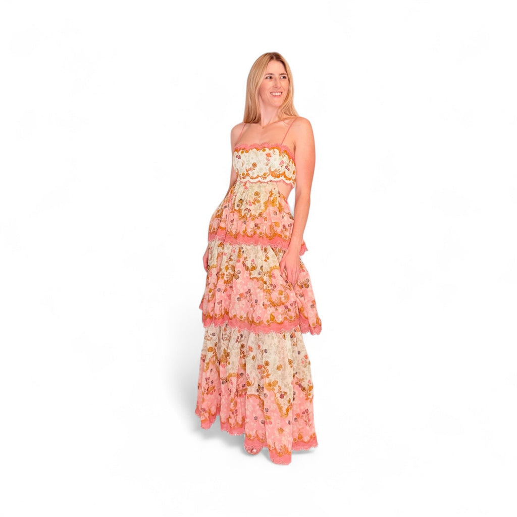 Laurel Frill Midi Dress