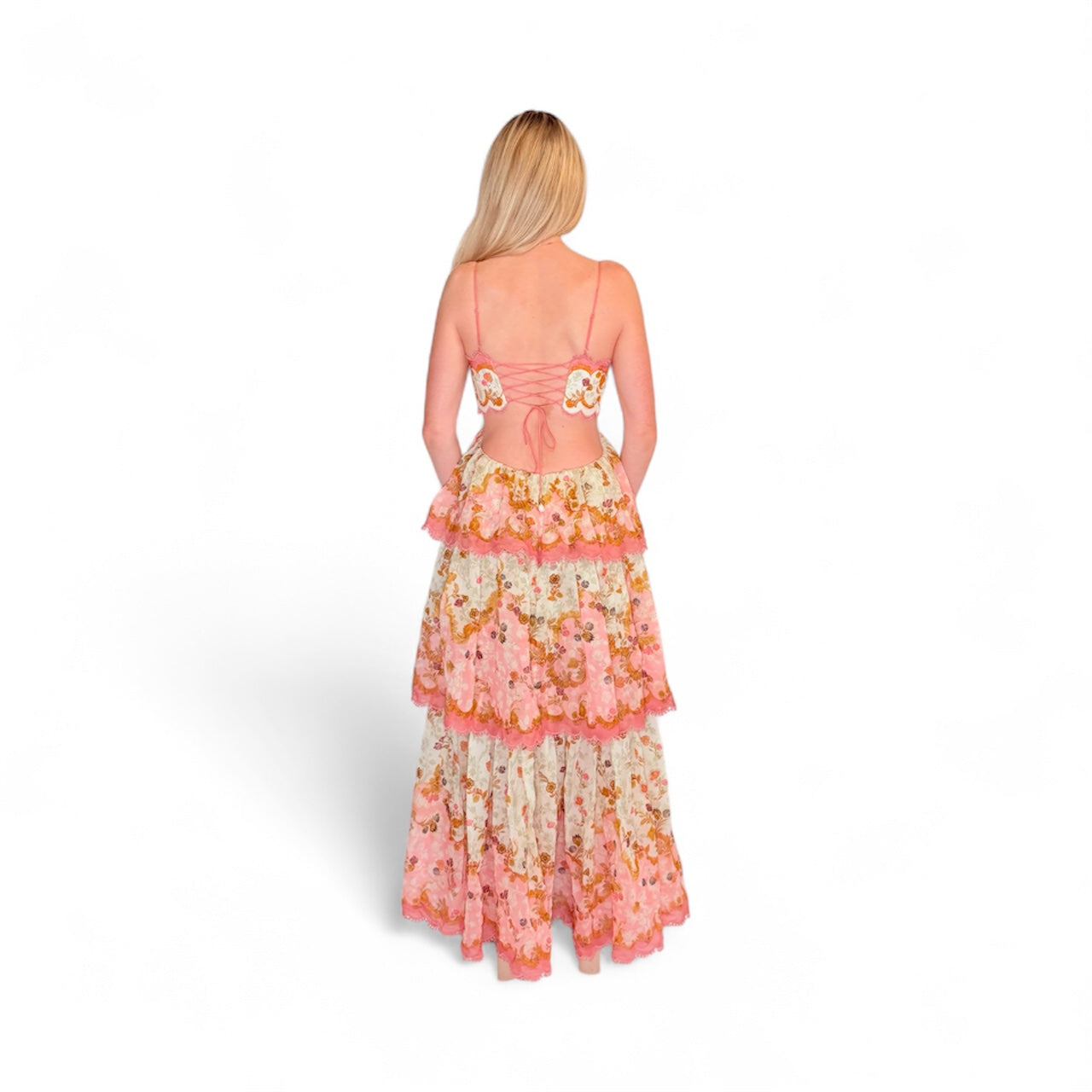 Laurel Frill Midi Dress