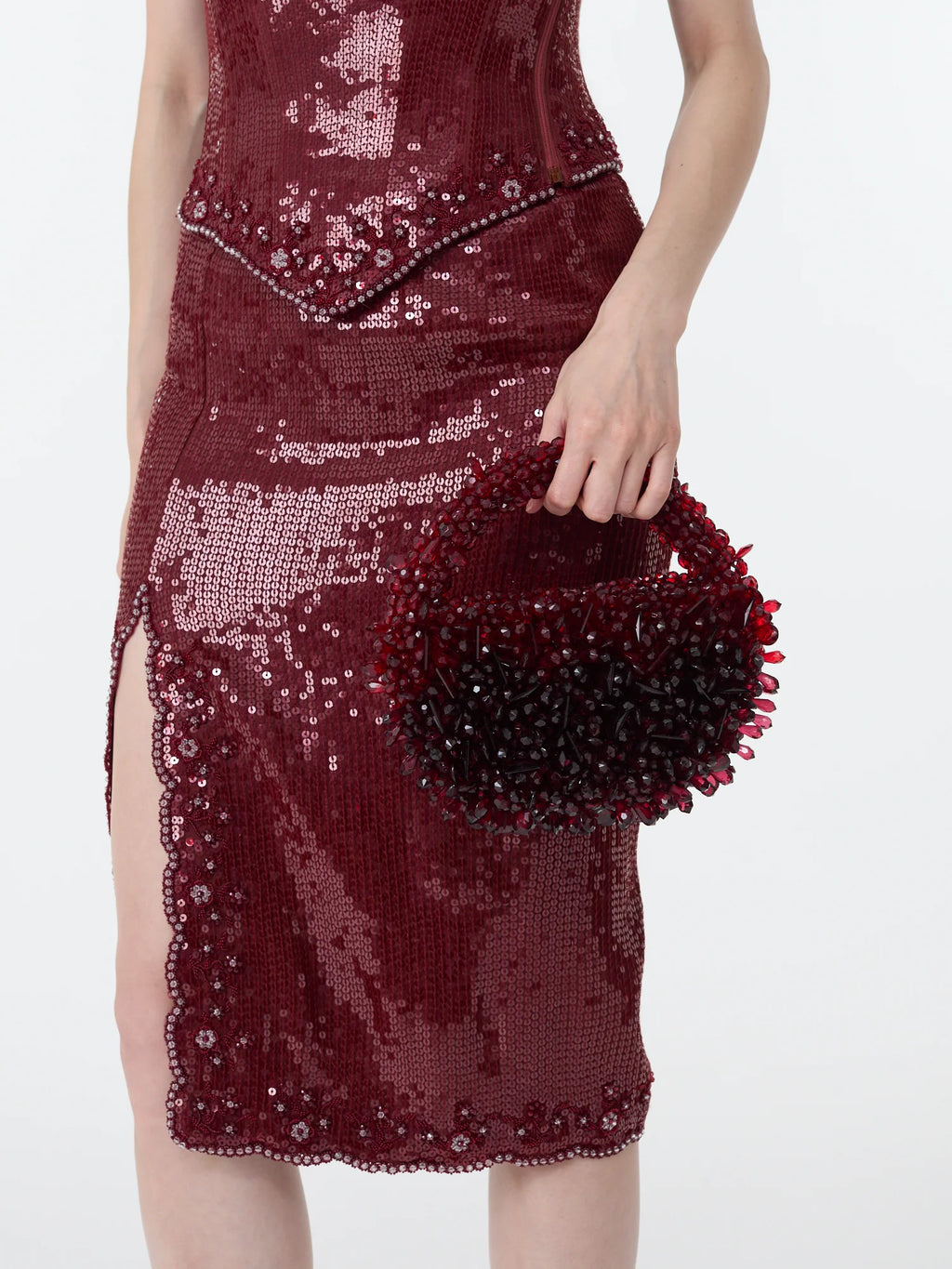 Quartz Bag - Garnet