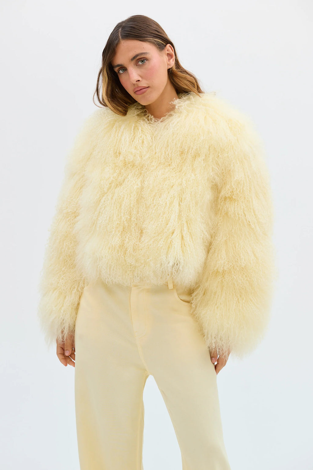 Georgina Jacket - Pale Yellow