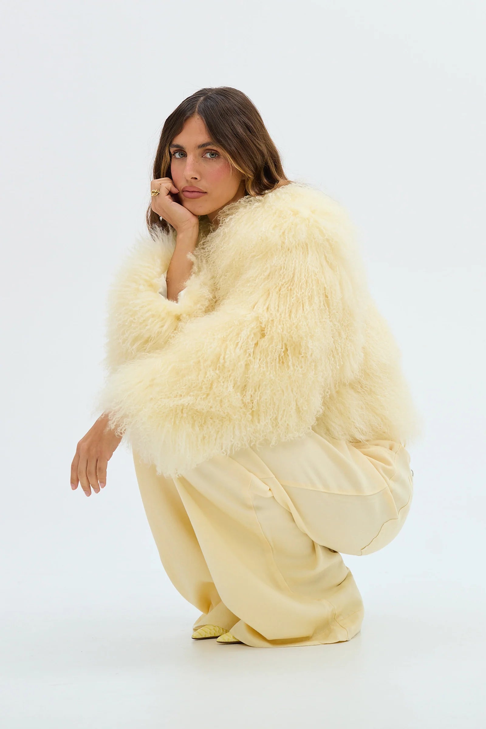 Georgina Jacket - Pale Yellow