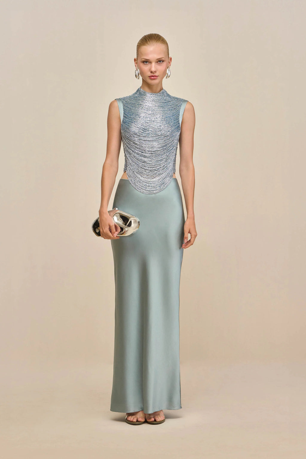Chantel Skirt - Celadon