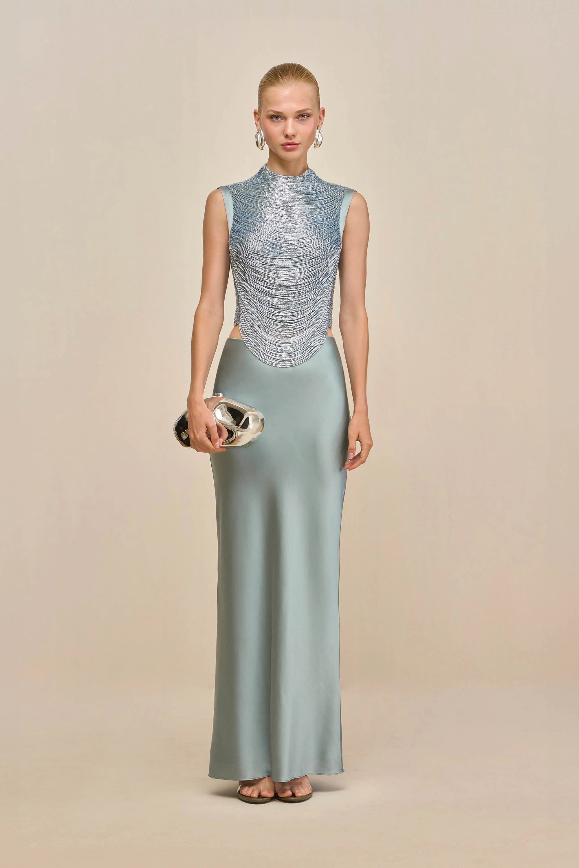 Chantel Skirt - Celadon